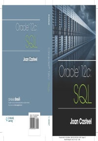 Cover image: Oracle 12c: SQL 3rd edition 9781305251038