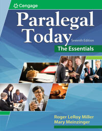 Cover image: Paralegal Today: The Essentials 7th edition 9781305508743