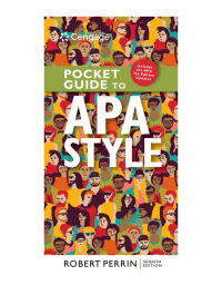 Cover image: Pocket Guide to APA Style with APA 7e Updates 7th edition 9780357632963