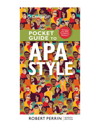 Cover image: Pocket Guide to APA Style with APA 7e Updates 7th edition 9780357632963