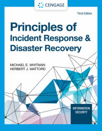 Cover image: Principles of Incident Response & Disaster Recovery 3rd edition 9780357508329