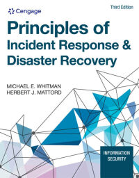 Omslagafbeelding: Principles of Incident Response & Disaster Recovery 3rd edition 9780357508329