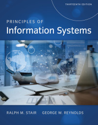 Cover image: Principles of Information Systems 13th edition 9781305971776