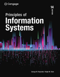 Cover image: Principles of Information Systems 14th edition 9780357112410