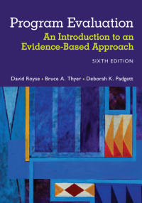 Cover image: Program Evaluation: An Introduction to an Evidence-Based Approach 6th edition 9781305101968