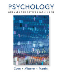Cover image: Psychology: Modules for Active Learning 14th edition 9781305964112