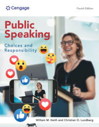 Omslagafbeelding: Public Speaking: Choices and Responsibility 4th edition 9780357798928
