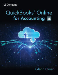 Cover image: Using QuickBooks for Online for Accounting 2023 6th edition 9780357722213