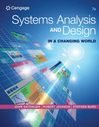 Cover image: Systems Analysis and Design in a Changing World 7th edition 9781305117204