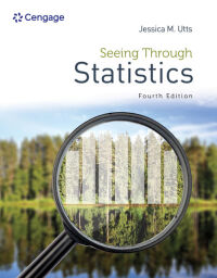 Cover image: Seeing Through Statistics 4th edition 9781285050881