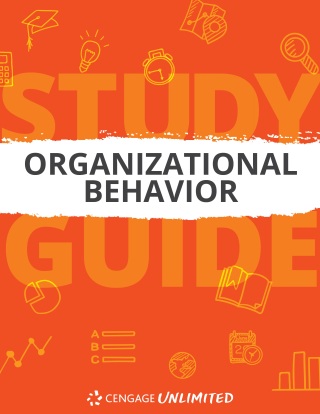 Cover image: Study Guide for Organizational Behavior 1st edition 9780357370179