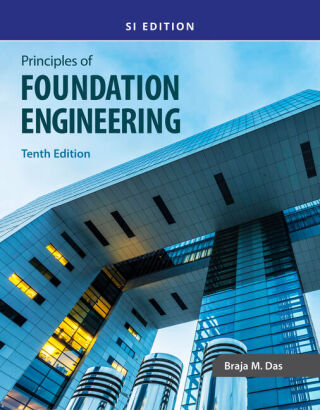 Cover image: Principles of Foundation Engineering, SI Edition 10th edition 9780357684672