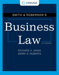 Cover image: Smith & Roberson's Business Law 18th edition 9780357364000