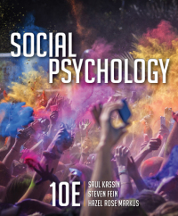 Cover image: Social Psychology 10th edition 9781305580220