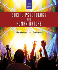Cover image: Social Psychology and Human Nature, Comprehensive Edition 4th edition 9781305497917