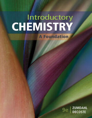 Cover image: Student Solutions Manual for Zumdahl/DeCoste's Introductory Chemistry: A Foundation 9th edition 9781337399470