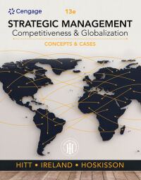 Cover image: Strategic Management: Concepts and Cases: Competitiveness and Globalization 13th edition 9780357033838