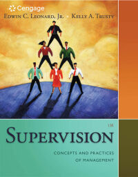 Cover image: Supervision: Concepts and Practices of Management 13th edition 9781285866376