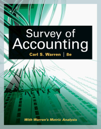 Cover image: Survey of Accounting 8th edition 9781305961883