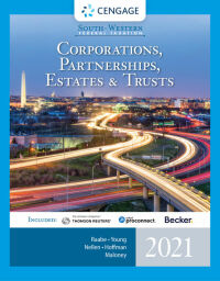 Cover image: South-Western Federal Taxation 2021: Corporations, Partnerships, Estates and Trusts 44th edition 9780357359334