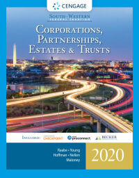 Cover image: South-Western Federal Taxation 2020: Corporations, Partnerships, Estates and Trusts 43rd edition 9780357109168