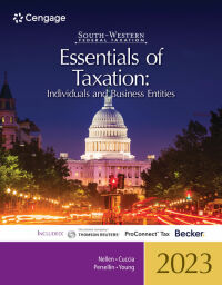 Cover image: South-Western Federal Taxation 2023: Essentials of Taxation: Individuals and Business Entities 26th edition 9780357720103