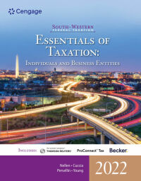 Cover image: South-Western Federal Taxation 2022: Essentials of Taxation: Individuals and Business Entities 25th edition 9780357519431