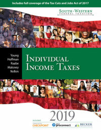 Cover image: South-Western Federal Taxation 2019: Individual Income Taxes 42nd edition 9781337702546