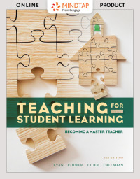 Cover image: Teaching for Student Learning: Becoming a Master Teacher 3rd edition 9780357111659