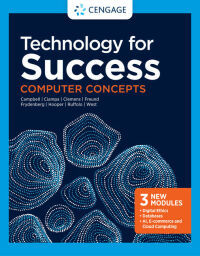 Omslagafbeelding: Technology for Success: Computer Concepts 1st edition 9780357124826