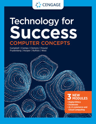 Cover image: Technology for Success: Computer Concepts 1st edition 9780357124826
