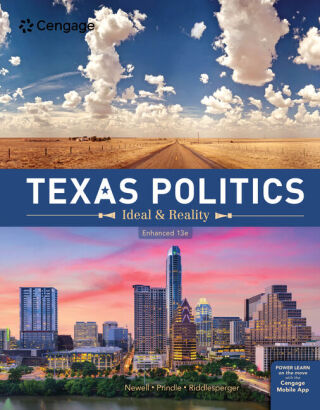 Cover image: Texas Politics: Ideal and Reality, Enhanced 13th edition 9780357129883