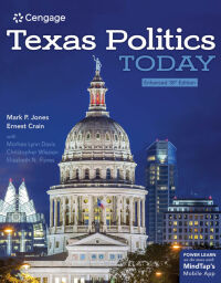 Cover image: Texas Politics Today, Enhanced 18th edition 9781337799843