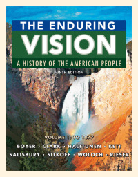 Titelbild: The Enduring Vision: A History of the American People, Volume 1: To 1877 9th edition 9781337113762