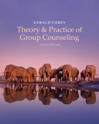 Cover image: Theory and Practice of Group Counseling 9th edition 9780357670989