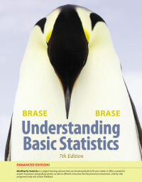 Cover image: Understanding Basic Statistics 7th edition 9781305254060