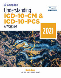 Cover image: Understanding ICD-10-CM and ICD-10-PCS: A Worktext, 2021 6th edition 9780357516843
