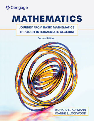 Cover image: Mathematics: Journey from Basic Mathematics through Intermediate Algebra 2nd edition 9798214000442