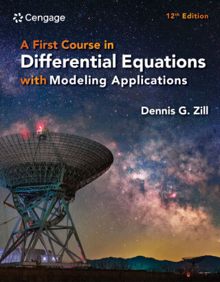 Cover image: A First Course in Differential Equations with Modeling Applications 12th edition 9780357760192