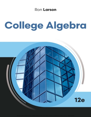 Cover image: College Algebra 12th edition 9798214407401
