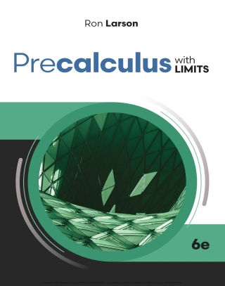 Cover image: Precalculus with Limits 6th edition 9798214407760