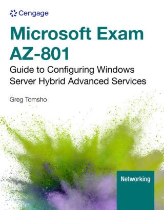 Cover image: Microsoft Exam AZ-801: Guide to Configuring Windows Server Hybrid Advanced Services 1st edition 9798214025636