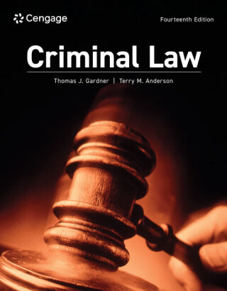 Cover image: Criminal Law 14th edition 9780357935491