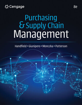 Cover image: Purchasing and Supply Chain Management 8th edition 9798214042039