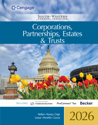 Cover image: South-Western Federal Taxation 2026: Corporations, Partnerships, Estates and Trusts 49th edition 9798214044033