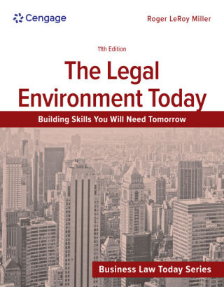 Cover image: The Legal Environment Today 11th edition 9798214046020