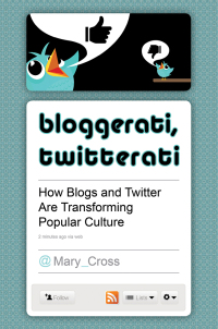 Omslagafbeelding: Bloggerati, Twitterati 1st edition