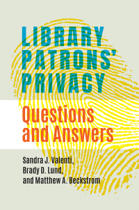 Titelbild: Library Patrons' Privacy 1st edition 9781440874109