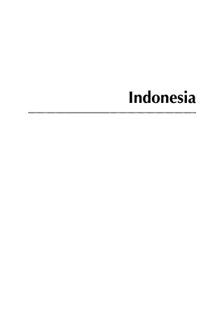 Immagine di copertina: Indonesia 1st edition 9780742540101