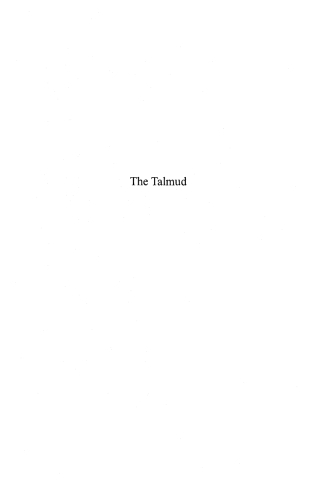 Imagen de portada: The Talmud 1st edition 9780742546714